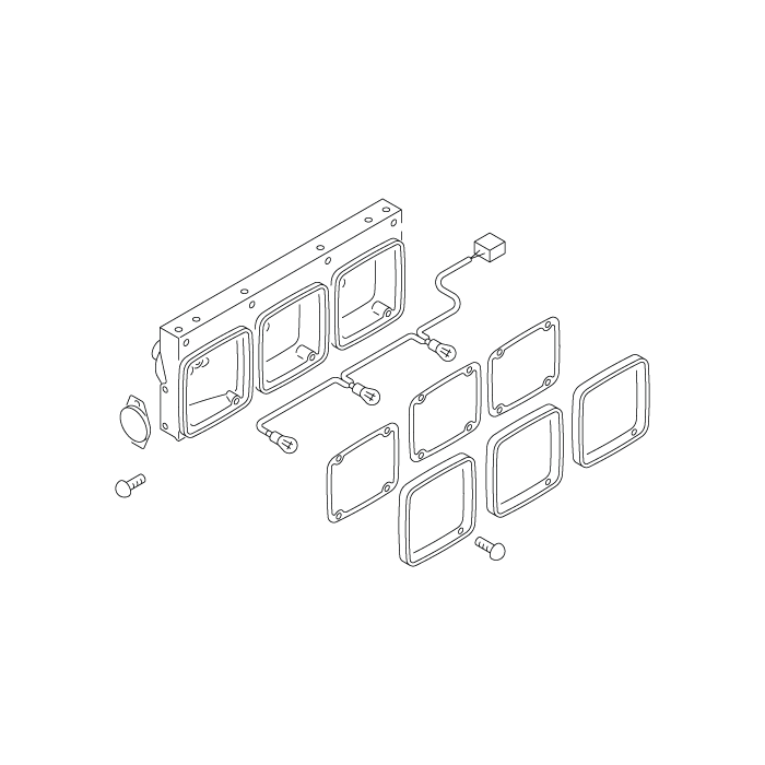 ﾗﾝﾌﾟ ASSY,ｺﾝﾋﾞﾈｰｼｮﾝ,ﾘﾔ LH