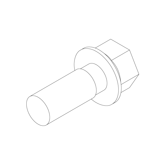 BOLT,FLANGE(10X25)